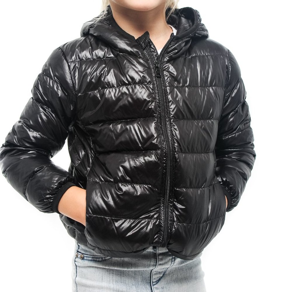 DASTI Kids Coat Winter Hooded(Black)